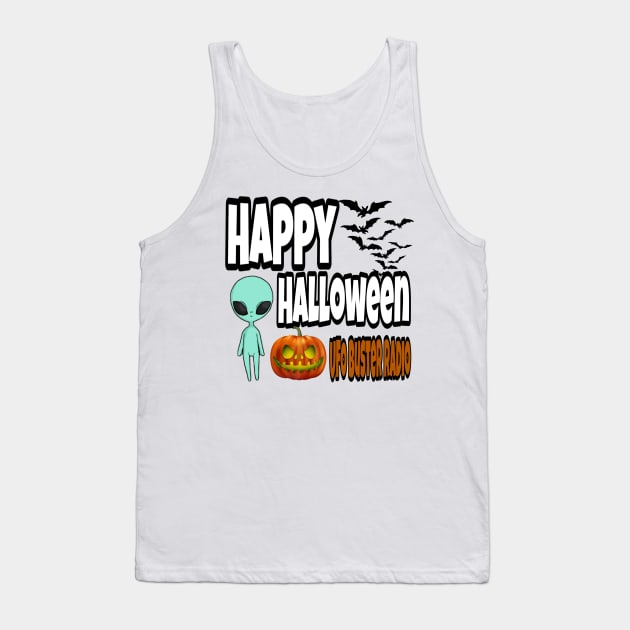 UFO Buster Radio - Alien Halloween Tank Top by UFOBusterRadio42